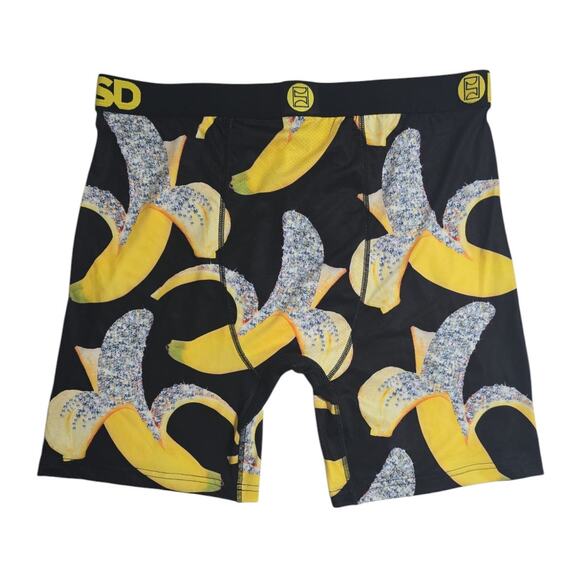 PSD Underwear Men's XL Iced Banana 7" Boxer Briefs Breathable MicroMesh Pouch - Picture 4 of 6